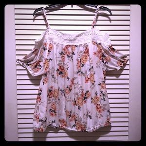 NWOT! Torrid Floral Off the Shoulder Top